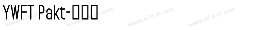 YWFT Pakt字体转换